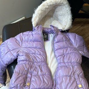 Girls pre owned puffer jacket